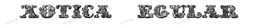 Exotica Regular字体转换